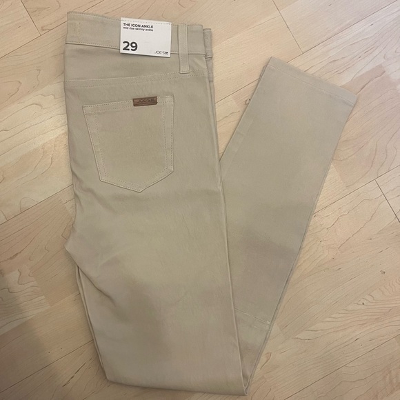 NWT Joe's Jeans Leather The Icon Ankle Mid Rise Skinny Ankle - Picture 3 of 3